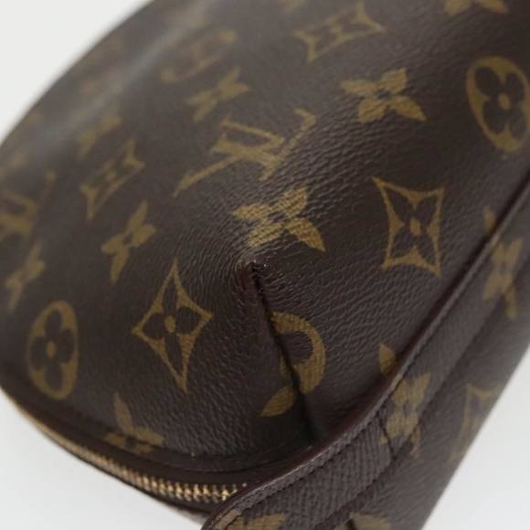 LOUIS VUITTON Monogram Trousse Demi Ronde Cosmetic Pouch M47520 LV Auth 100585 - Picture 16 of 16